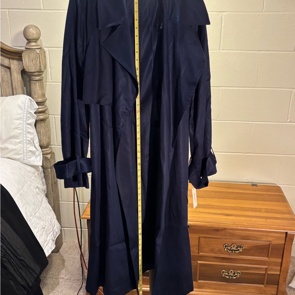 Chic Navy Trench Coat - Picture 10 of 10